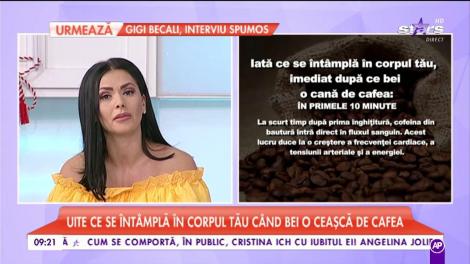 Beneficiile cafelei. Iată ce se întâmplă în corpul tău imediat după ce bei o cană de cafea