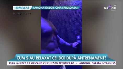 Dorian Popa și iubita, masaj în cuplu!