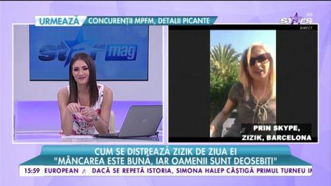 Zizika, sărbătorită tocmai în Barcelona!