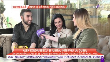 Alex Iordănescu şi iubita, interviu la dublu: "Andreea e foarte atentă la micile detalii"