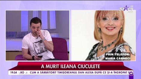 Cântăreața de muzică populară, Ileana Ciuculete, a murit în spital. Artista a făcut o ciroză dintr-o hepatită C