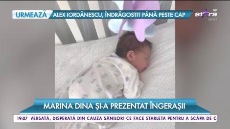 Marina Dina şi-a prezentat îngeraşii