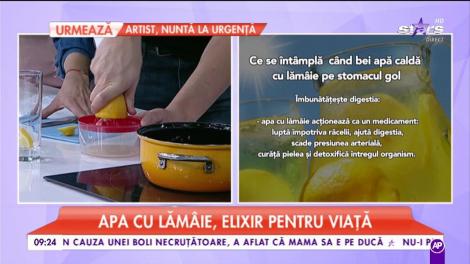 Află ce se întâmplă în corpul tău când bei apă cu lămâie!