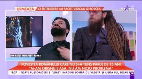 Un român nu şi-a mai tuns părul de 14 ani! Toată lumea îl oprește pe stradă și se pozează cu el