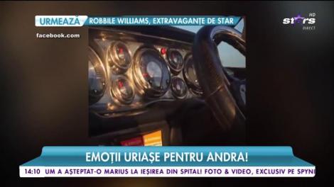 Emoţii uriaşe pentru Andra!