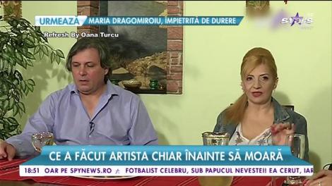 Ileana Ciuculete, gest care demonstrează dragostea pe care i-a purtat-o soţului său