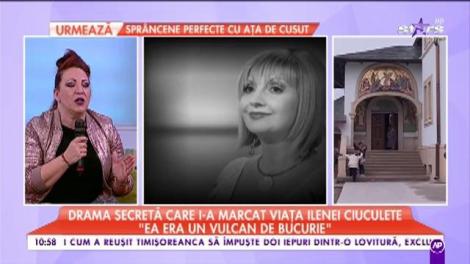 Drama secretă care i-a marcat viaţa Ilenei Ciuculete: "A murit cu gândul la nunta de argint"