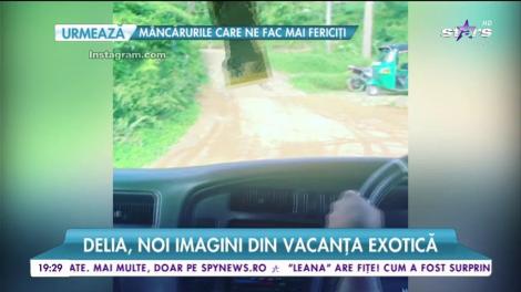 Delia, data viitoare ne iei cu tine? Noi imagini cu jurata „X Factor” din vacanța exotică din Asia de Sud. Aici plouă și e frig, acolo...e cald!