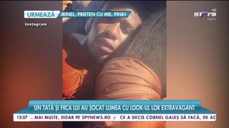 Un tată și fiica lui au șocat lumea cu look-ul lor extravagant