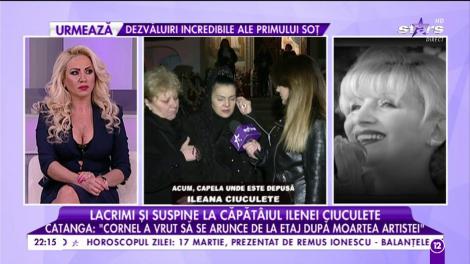 Cornelia Catanga: ”Soțul Ilenei Ciuculete a vrut să se arunce de la etaj după moartea artistei!”