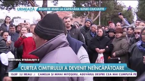 Ileana Ciuculete a ajuns la cimitir în aplauze! Ce s-a întâmplat la slujba de înmormântare e sfâșietor: "Urcă pe scenă, Ileana!"