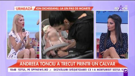 Andreea Tonciu, la un pas să chelească: "Îmi cădea părul cu pumnii!"