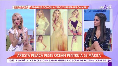 Andreea Bălan a plecat în America! MESAJUL făcut public înainte să devină soţia lui George Burcea