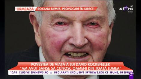 Miliardarul David Rockefeller a încetat din viață la vârsta de 101 ani