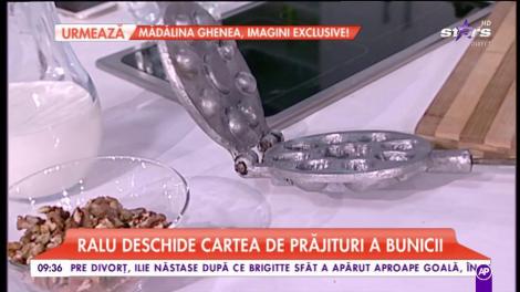 Chef Raluca Dumitru gătește "fursecuri, nuci umplute"