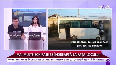 Accident grav pe DN1! 10 victime primesc îngrijiri medicale