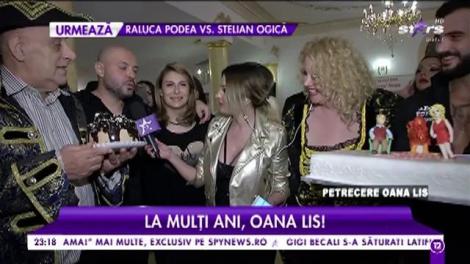 Oana Lis, tort special la petrecerea de ziua ei! Cum a reacţionat Viorel Lis când soţia lui a mângâiat un alt bărbat