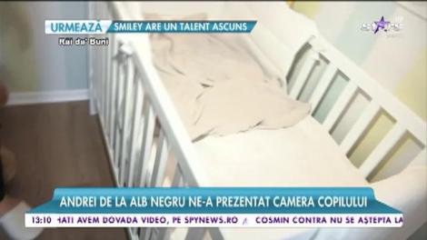 Andrei de la Alb Negru ne-a prezentat camera copilului! Artistul a dat toate detaliile despre botez şi nuntă!