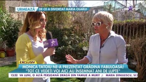 A transformat o groapă de gunoi într-un colț de rai! Monica Tatoiu ne-a prezentat grădina fabuloasă!