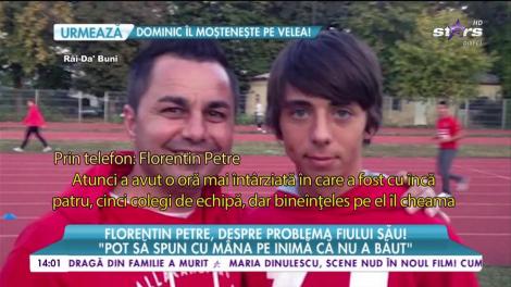 Florentin Petre, despre problema fiului său! Patrick Petre, eliminat din lot, acuzat că a băut în avion!
