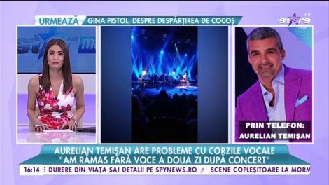 Aurelian Temişan are probleme după concert!