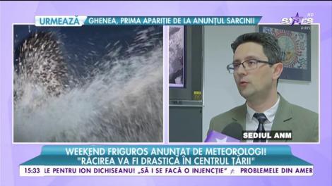 Weekend friguros anunţat de meteorologi!