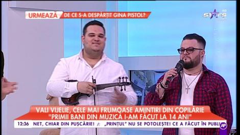 Vali Vijelie, cele mai frumoase amintiri din copilărie: ”Primii bani câștigați i-am dat mamei mele”