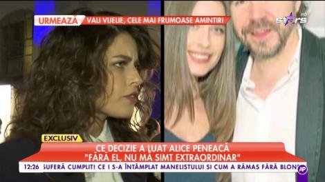 Alice Peneacă, despre fostul ei soț: ”Dacă îl supăr, poate pleacă!”