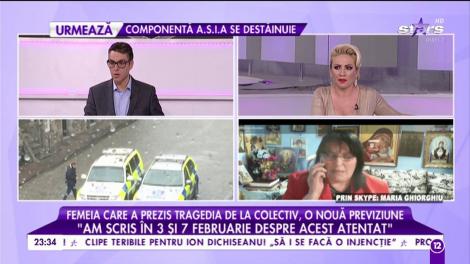 Previziune sumbră pentru România! Maria Ghiorghiu prevestește tragedii: ”Teroriștii sunt în România". Primul oraş care va fi lovit!