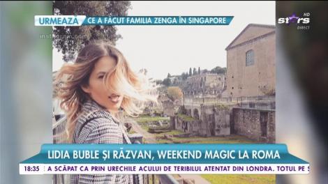 Lidia Buble şi Răzvan, weekend magic la Roma! Imagini inedite cu cei doi îndrăgostiţi