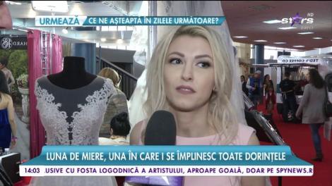 Luna de miere, una în care i se împlinesc toate dorinţele! Andreea Bălan,  jurata de la „Te cunosc de undeva”, radiază de fericire