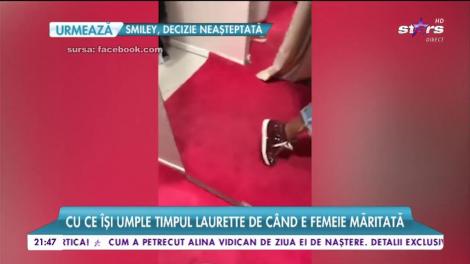 În timp ce proaspătul ei soţ este în închisoare, Laurette se distrează la mall
