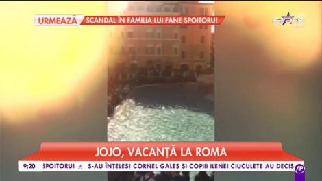 Jojo şi iubitul au fugit în vacanţă la Roma