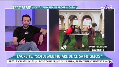 Laurette: ”Eu mă simt în siguranță, soțul meu este la închisoare!”