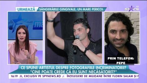 Pepe nu poartă verighetă ca să atragă admiratoare! Ce spune artistul despre fotografiile incriminatorii?