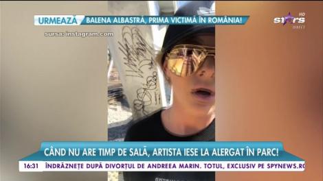 Care sunt secretele cu care se întreţine Delia? Când nu are timp de sală, artista iese la alergat în parc!