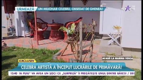Marina Voica, grădină de poveste la casa de la Breaza!
