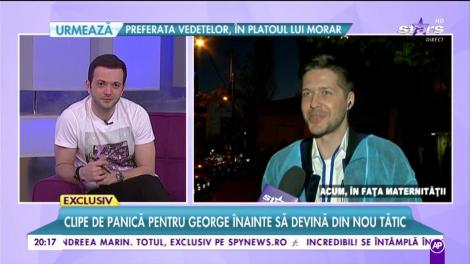 George, tătic pentru a doua oară: ”Toată noaptea am stat în rezevă cu Ramona”