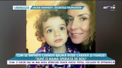 Cum se împarte Carmen Brumă între carieră şi familie!