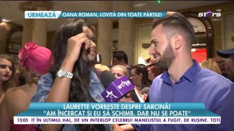 Laurette vorbeşte despre sarcină!