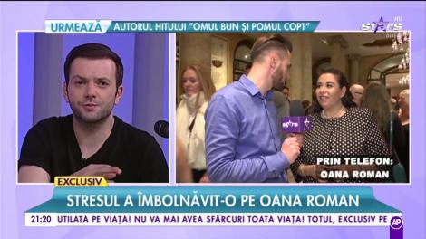 Oana Roman, declarații la ieșirea din spital: „Sunt bolnavă. Am probleme de sănătate mari”