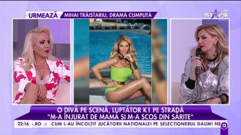 Andreea Bănică, o divă pe scenă, luptător K1 pe stradă: "Am bătut o femeie în parcare"