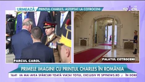 Primele imagini cu Prințul Charles în România! Coloana oficială a ajuns în Parcul Carol!
