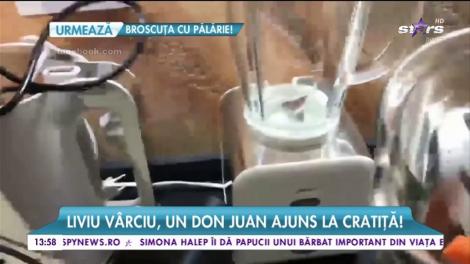 Liviu V&acirc;rciu, un Don Juan ajuns la cratiţă! Artistul a decis să afle secretele gastronomiei!