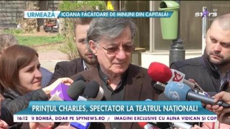 Prințul Charles, spectator la Teatrul Național! Ultima zi în România!