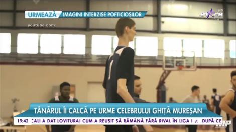 Un rom&acirc;n poate deveni cel mai &icirc;nalt jucator din NBA! T&acirc;nărul &icirc;i calcă pe urme lui Ghiță Mureșan!