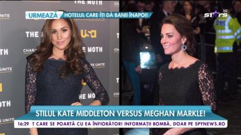 Care-i mai frumoasă? Stilul Kate Middleton versus Meghan Markle! Tinerele "prințese" din familia regală britanică!