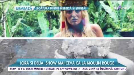 Delia, show mai ceva ca la Moulin Rouge. Blonda a încins imaginația fanilor cu un gest provocator!