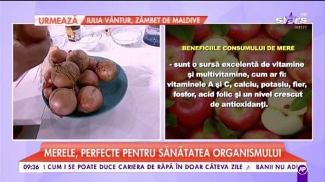 Beneficiile consumului de mere