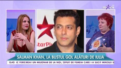 Iulia Vântur şi Salman Khan debate